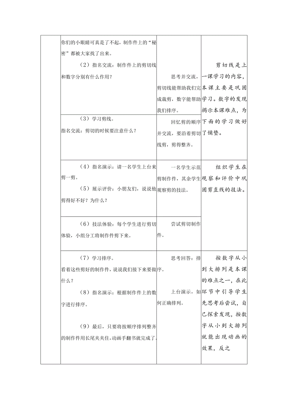 第三单元传统工艺制作：08动画手翻书教学设计苏科版一年级上册小学劳动.docx_第3页