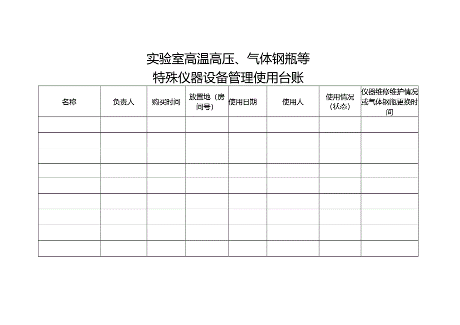 特殊仪器设备管理使用台账.docx_第2页