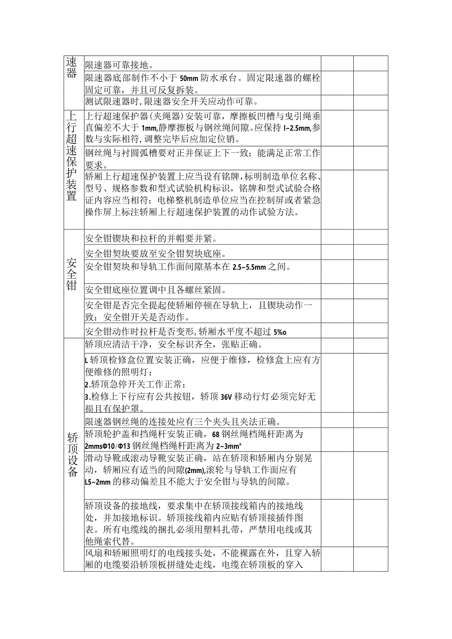 电梯质检部电梯安装验收报告.docx_第3页