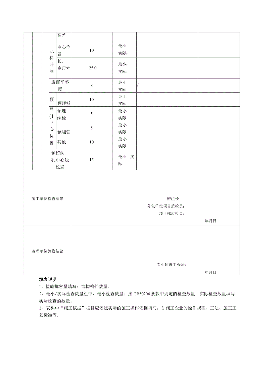 表131现浇结构外观及尺寸偏差检验批质量验收记录.docx_第3页