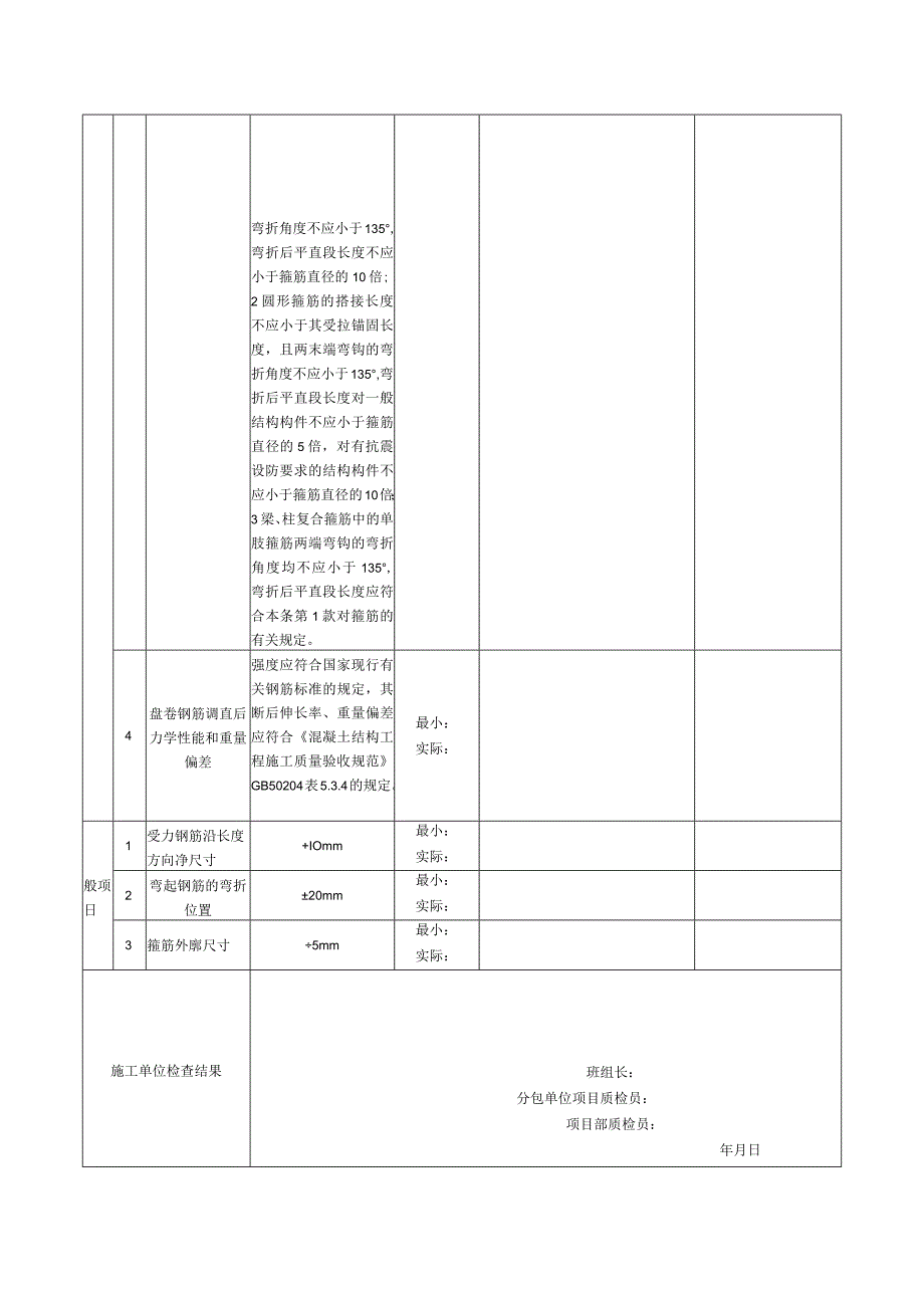 表119钢筋加工检验批质量验收记录.docx_第2页