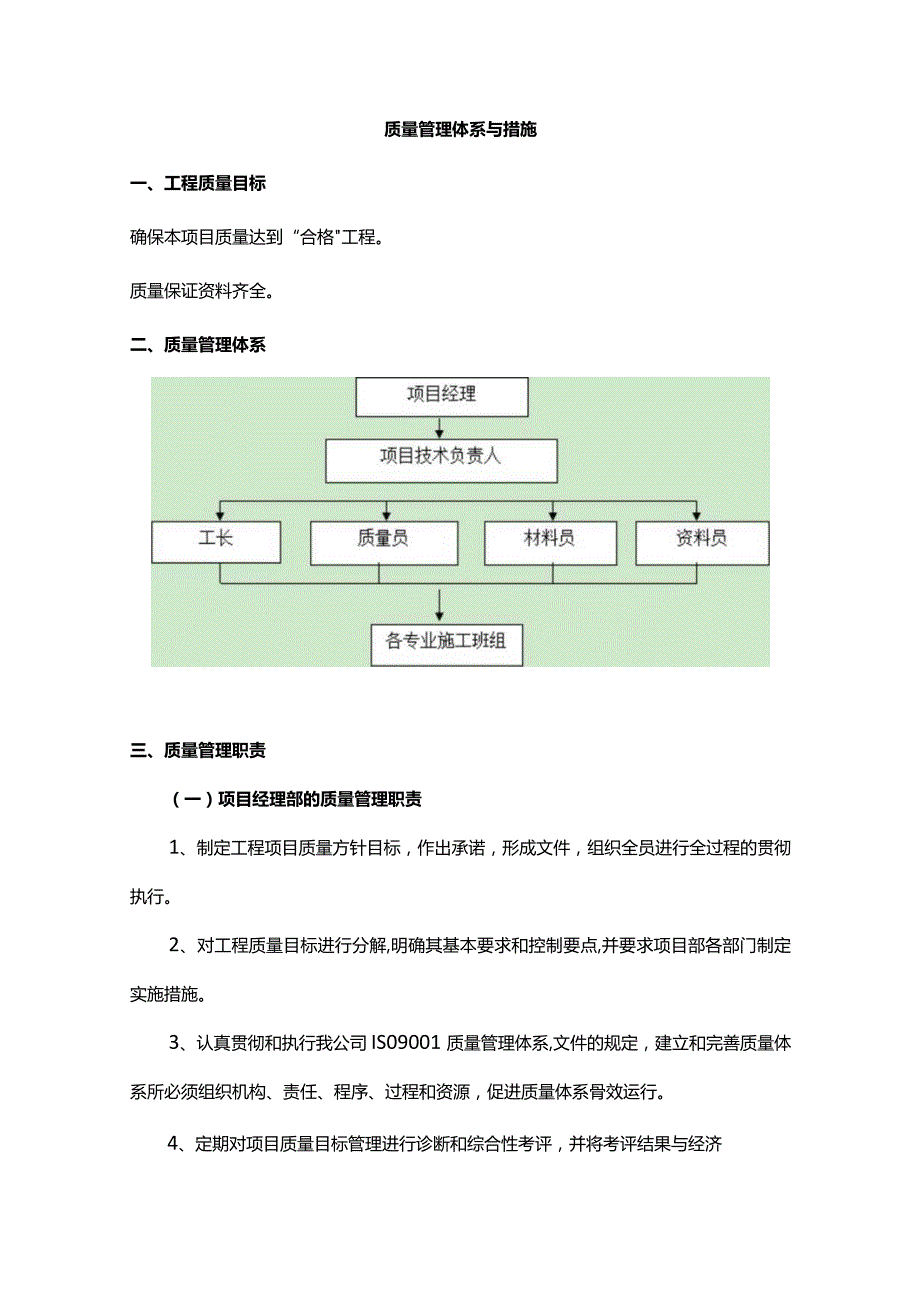 质量管理体系与措施（方案）.docx_第1页