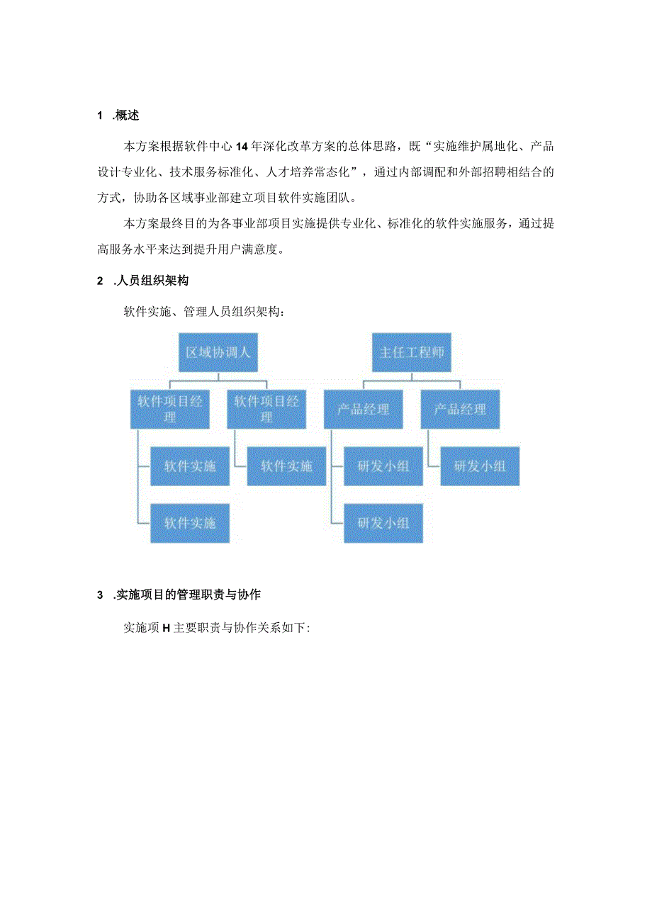 软件项目实施与管理人员组织架构和职责规范.docx_第2页