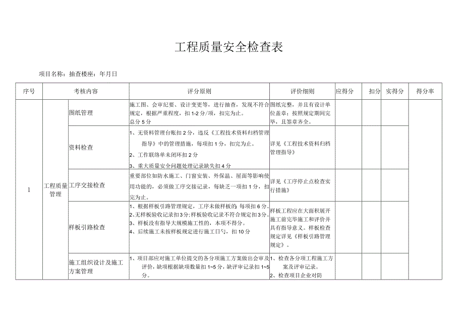 质量安全评分表——工程的保证之道.docx_第3页