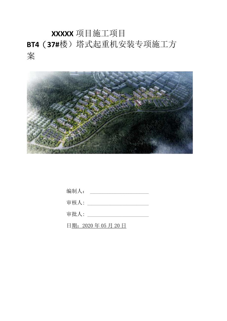 （10316-12）房建项目塔式起重机安装专项施工方案.docx_第1页