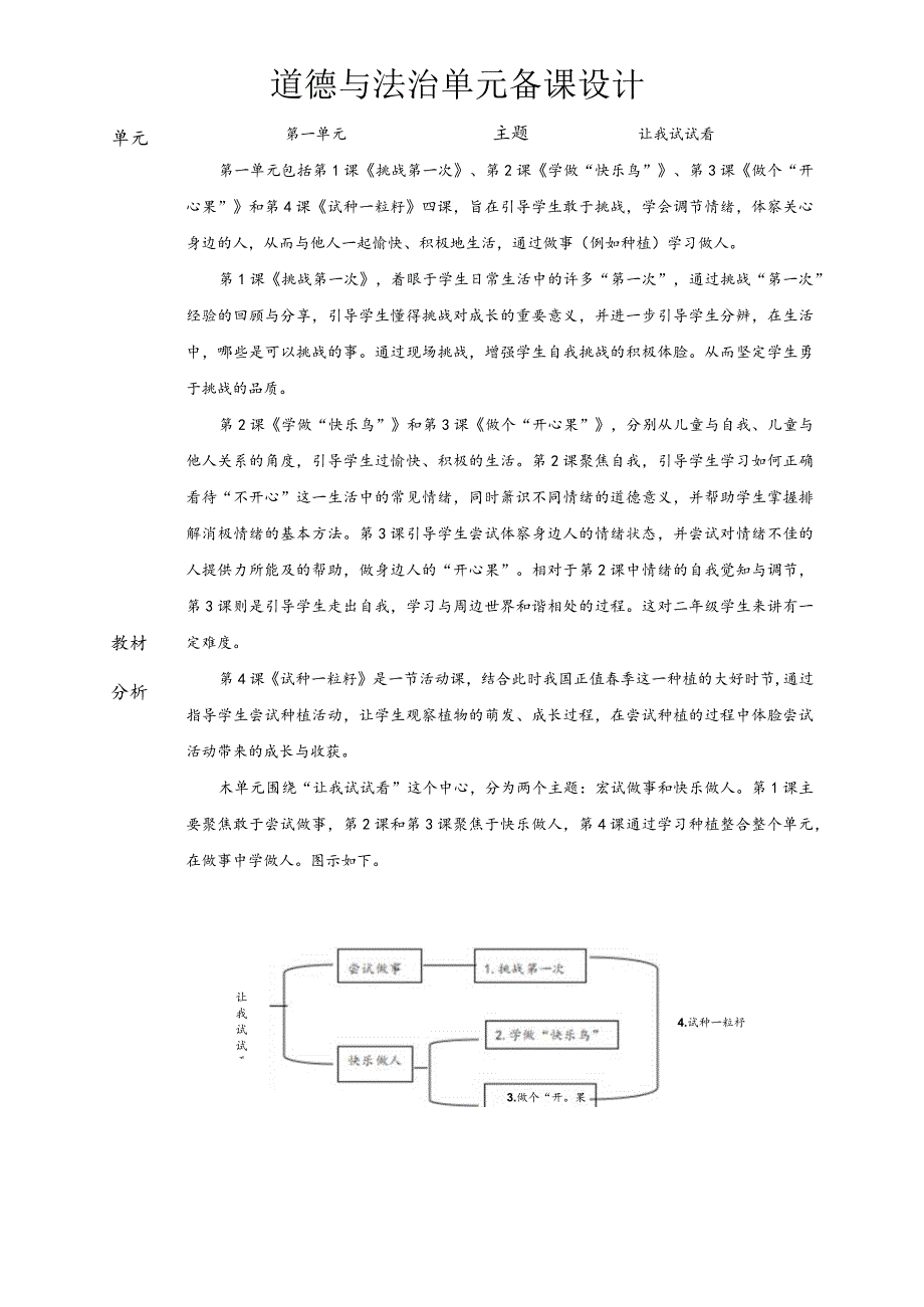 部编版道德与法治二年级下册第一单元备课.docx_第1页