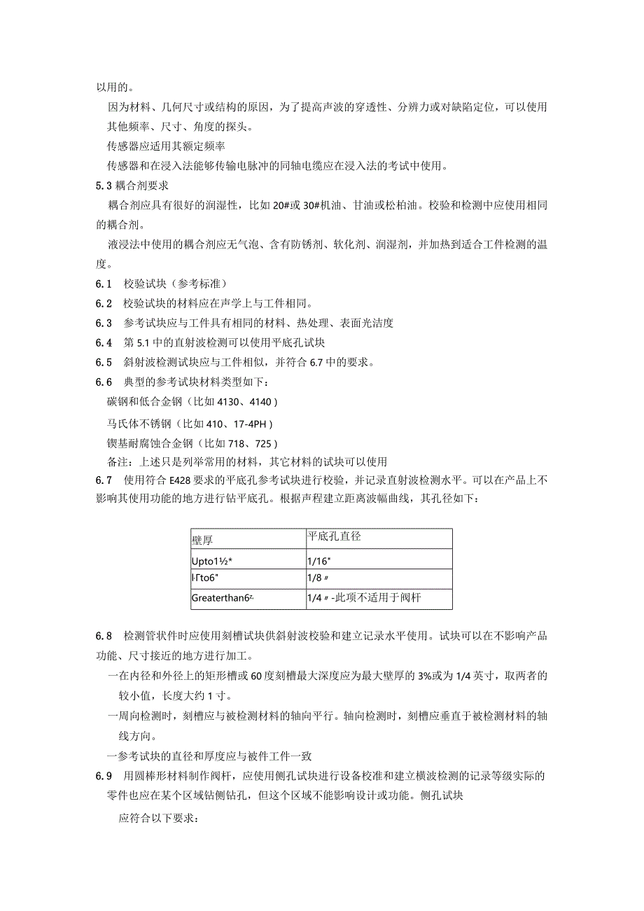 超声波检测规范（API6A、20C和4130钢材锻造）.docx_第2页