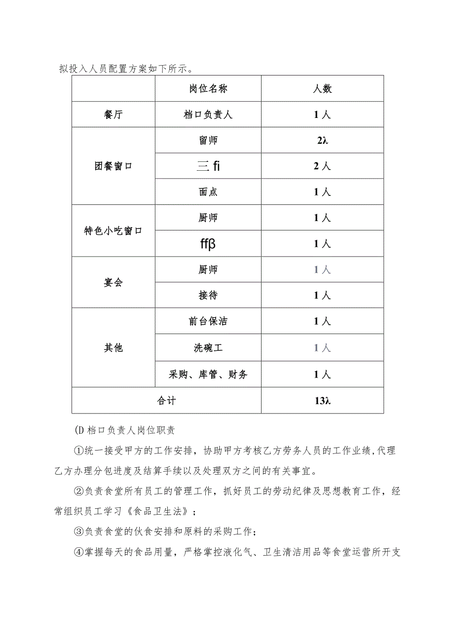 餐厅经营服务人员配置方案.docx_第2页