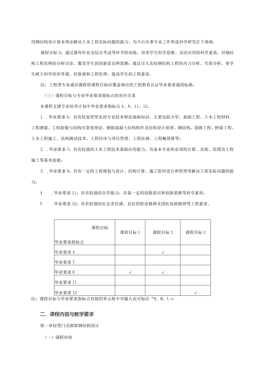 24410090钢结构设计大学高校课程教学大纲.docx_第2页