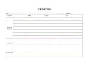 日常巡视记录表.docx