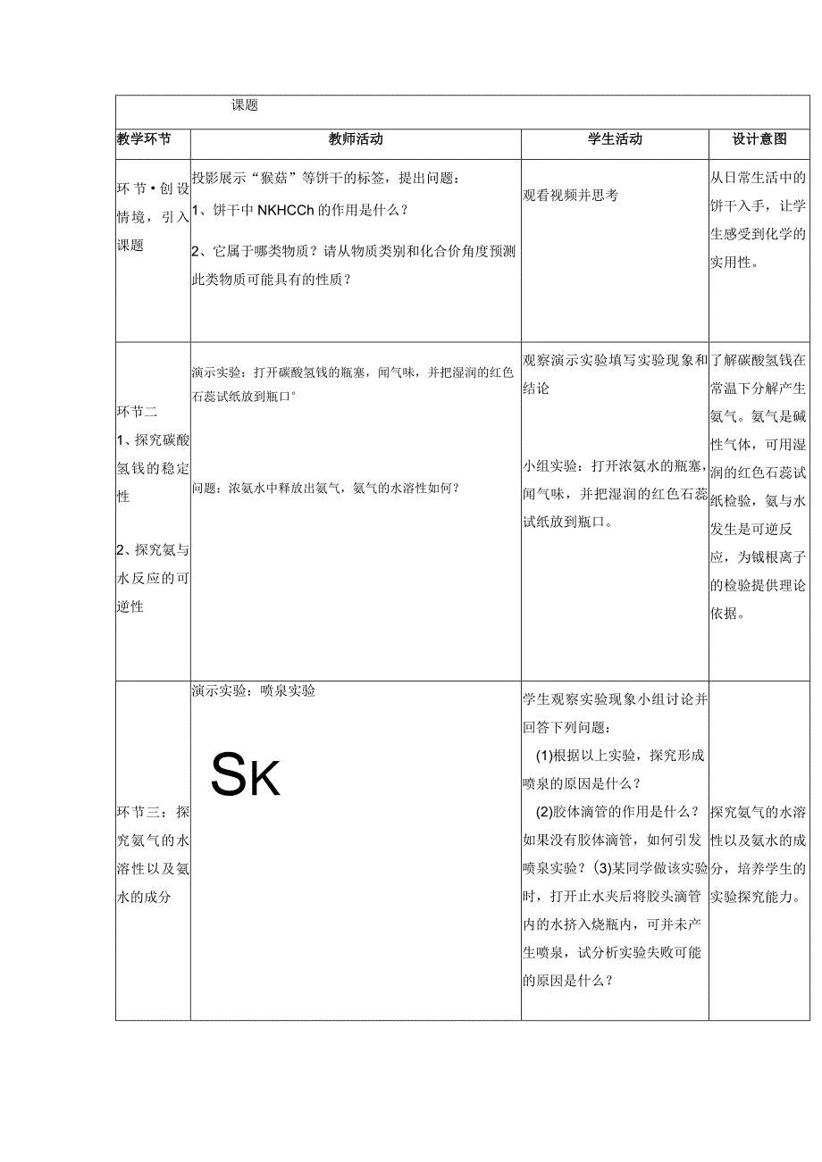 2023-2024学年人教版新教材必修第二册第五章第二节氮及其化合物（第2课时）教案.docx_第2页