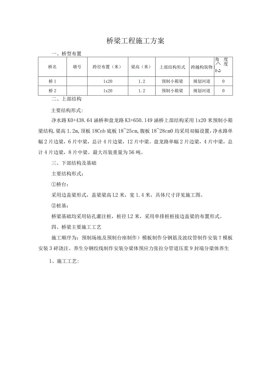 桥梁工程施工方案.docx_第1页