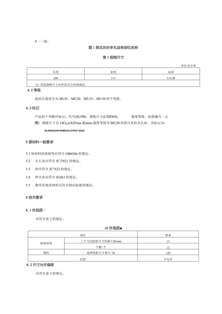 JCT637-2023蒸压灰砂多孔砖.docx_第3页