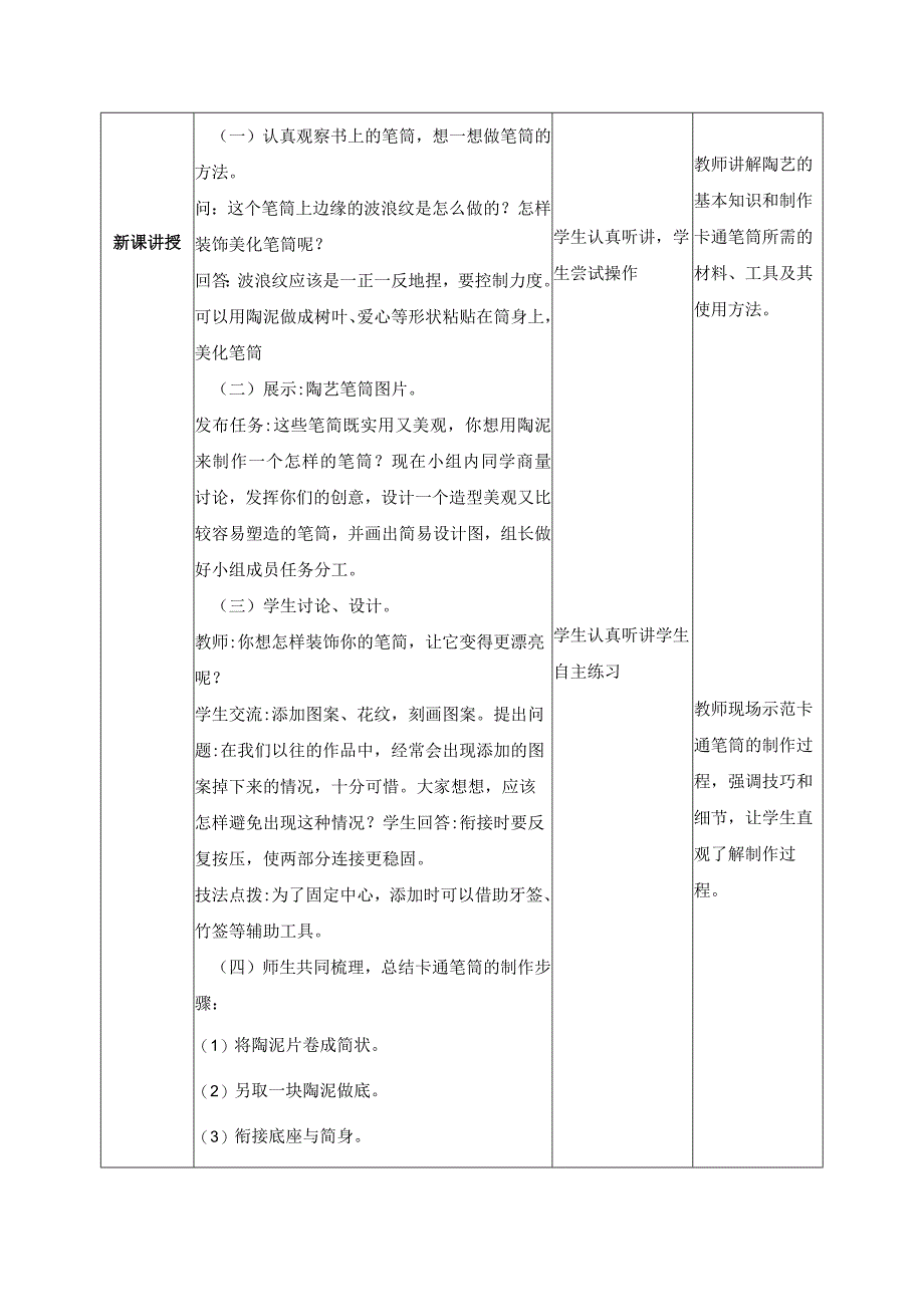 12-“陶”气的卡通笔筒二年级劳动下册（人民版）.docx_第2页