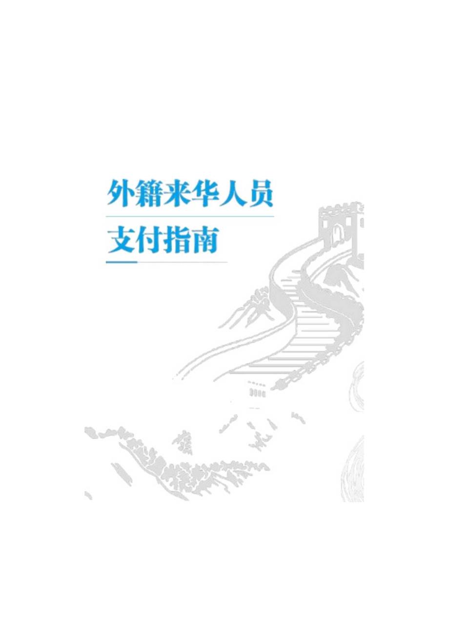 2024外籍来华人员支付指南手册.docx_第1页