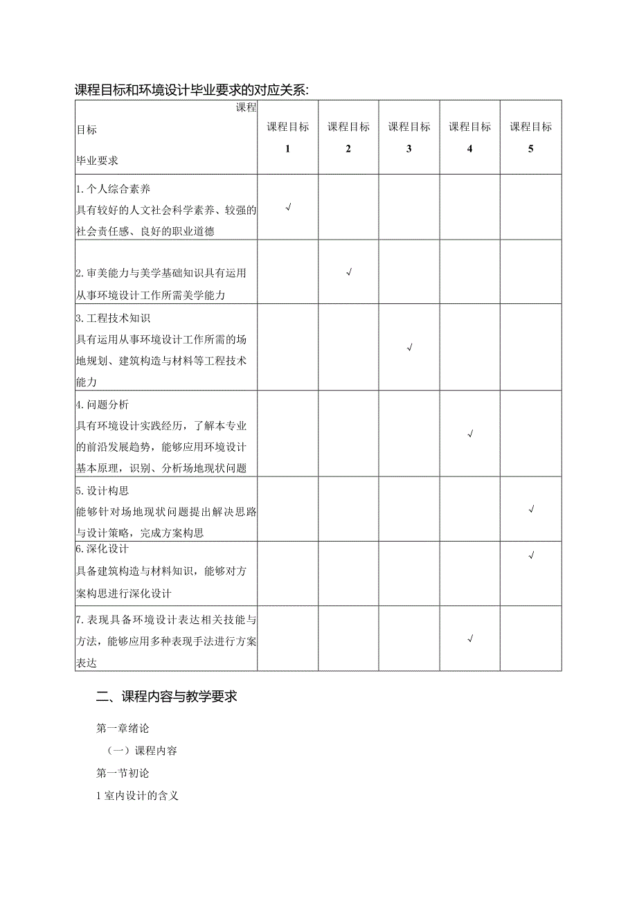 18410178室内设计原理大学高校课程教学大纲.docx_第2页