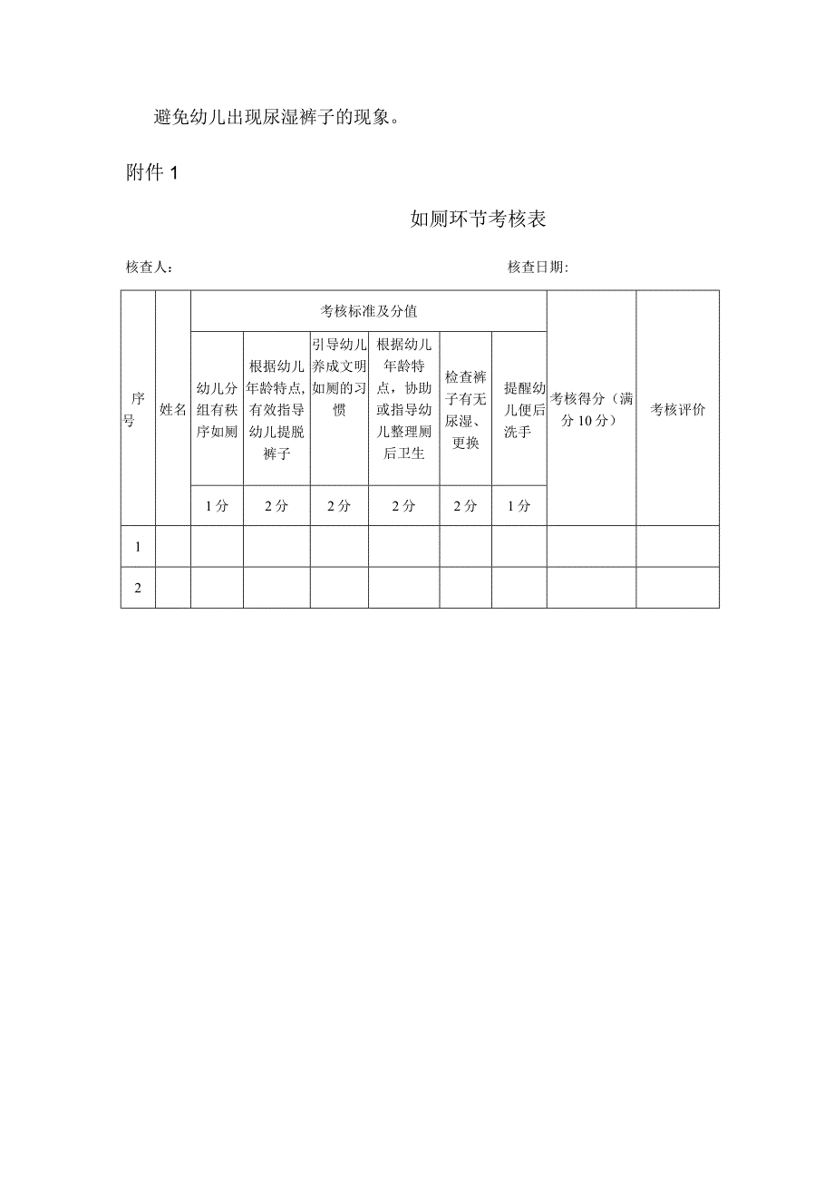 2024幼儿园如厕环节教师作业指导书（最新版）.docx_第2页