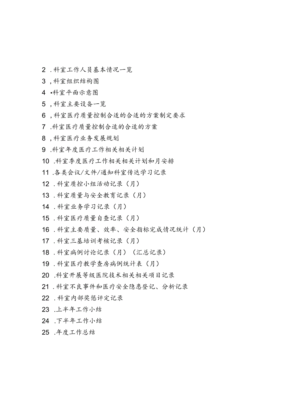 XX医院科室医疗管理管控记录手册.docx_第2页