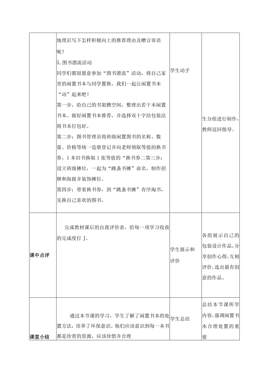 4-闲置书本会处置（教案）六年级劳动下册（人民版）.docx_第3页