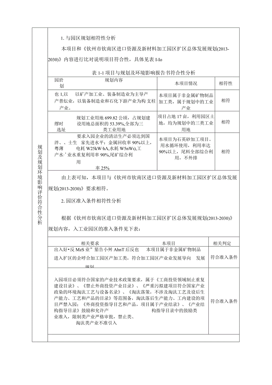 年产30万吨光伏玻璃砂项目环评可研资料环境影响.docx_第2页