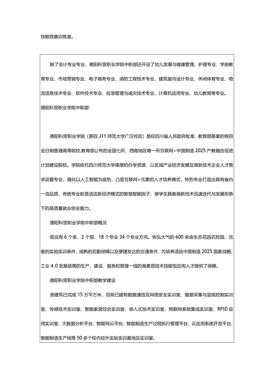 2024年德阳科贸职业学院中职部会计专业专业介绍.docx_第2页