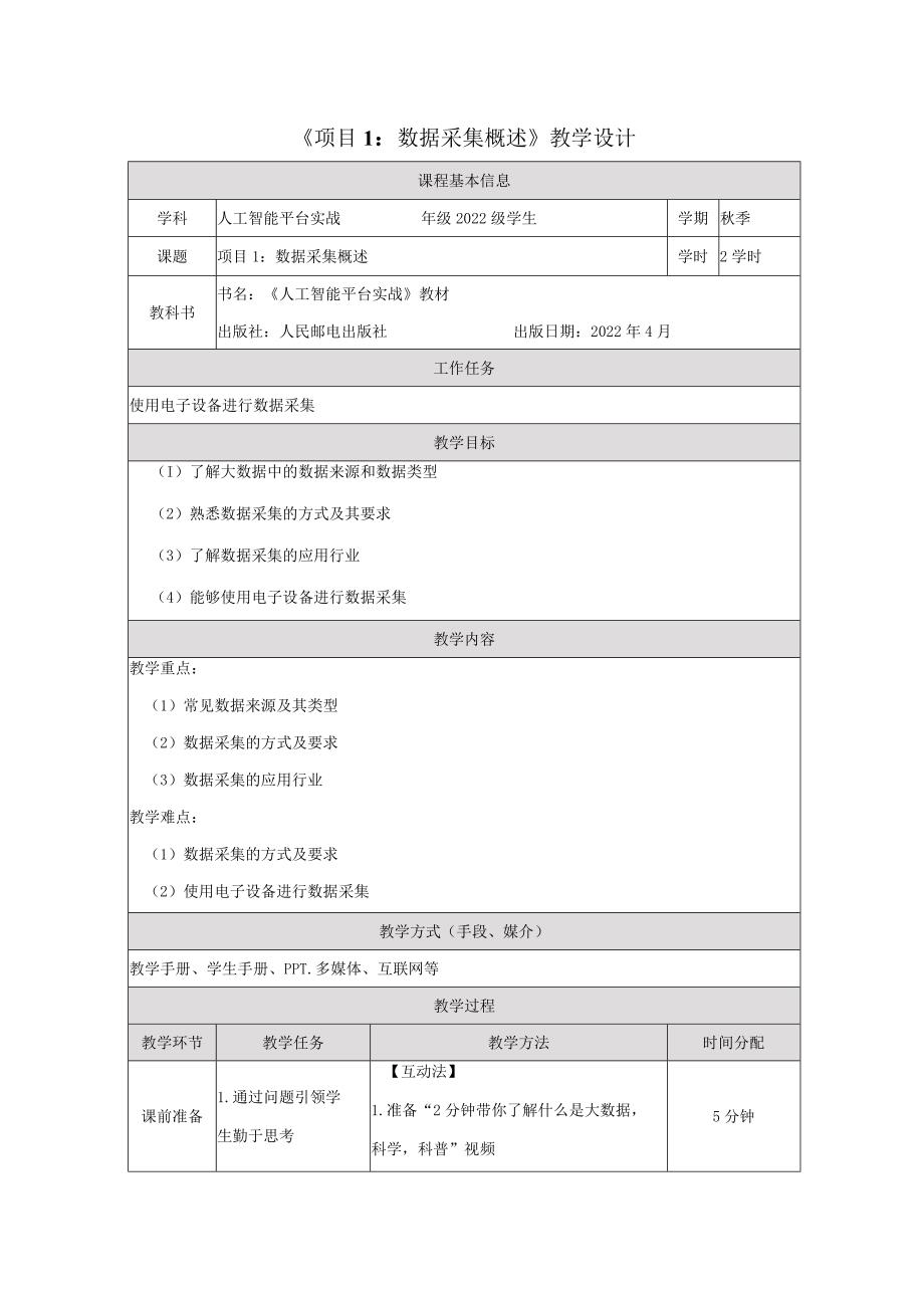 人工智能应用实战教学教案.docx_第1页