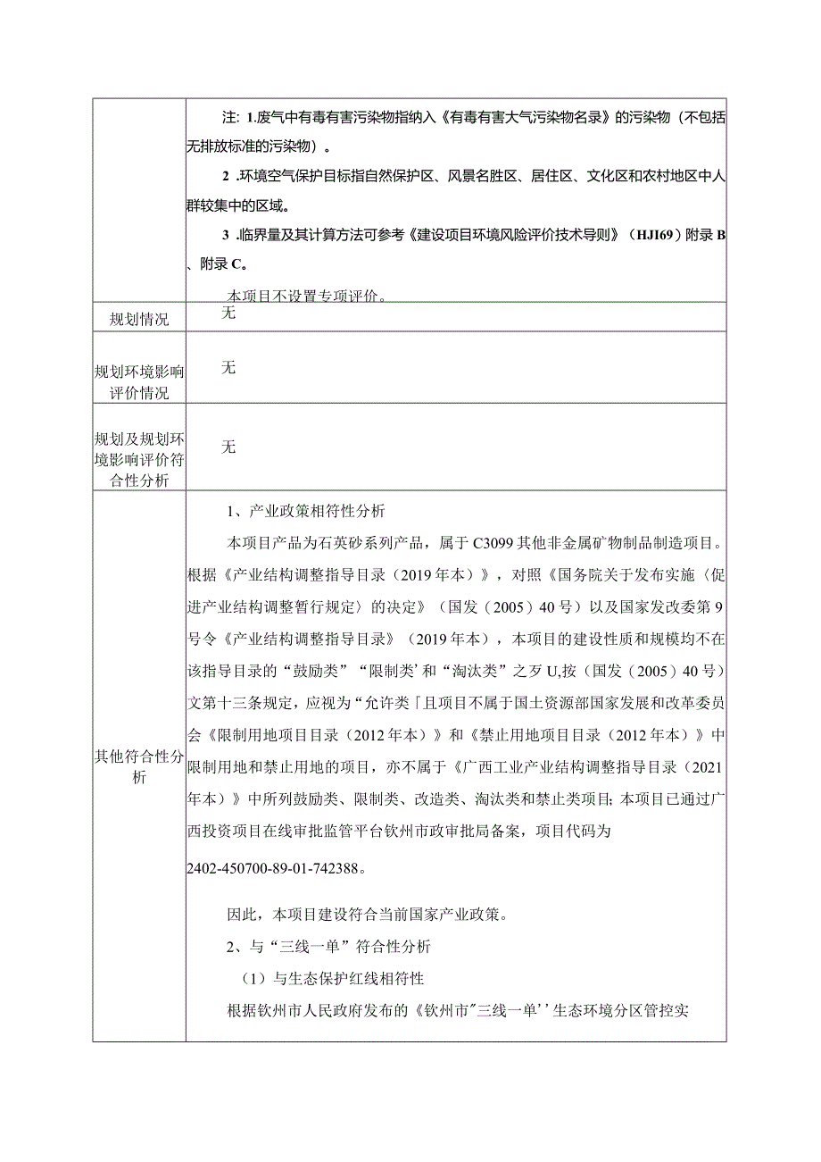 年产60万吨光伏超白石英砂项目环评可研资料环境影响.docx_第2页