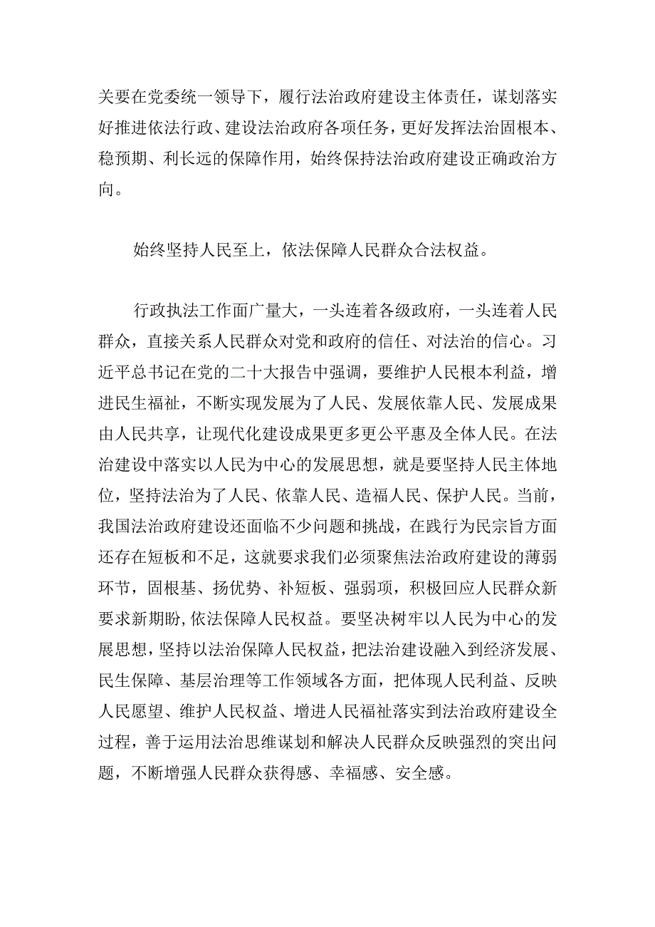 区政府党组中心组法治政府建设专题研讨交流会上的表态发言.docx_第2页