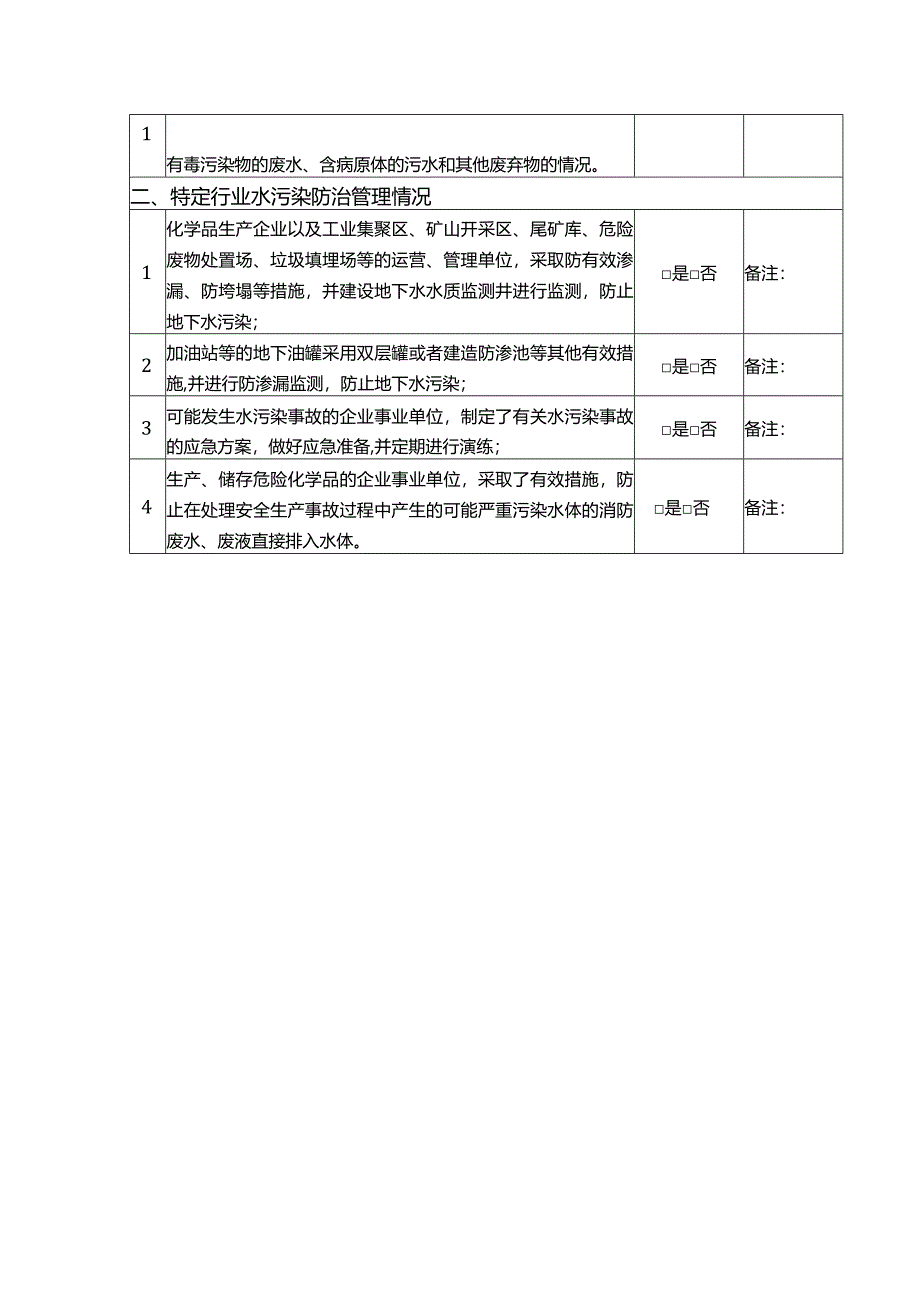 水污染防治现场检查记录.docx_第2页