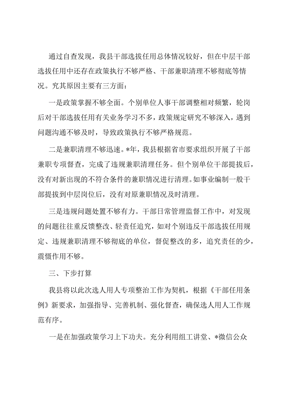 选人用人突出问题专项整治行动阶段性总结.docx_第3页