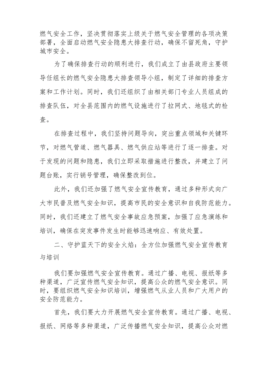 某县领导在燃气安全专项整治工作会议上的讲话.docx_第2页