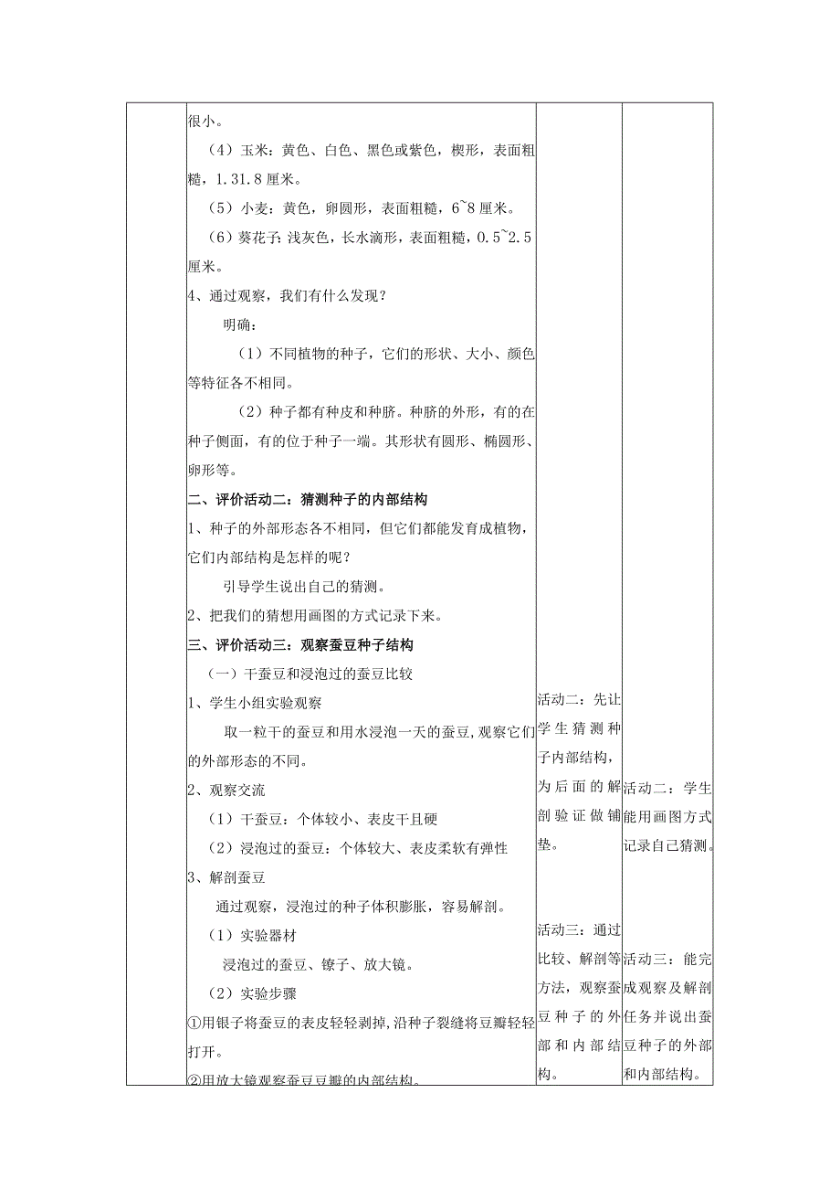 【大单元教学设计】1-1《种子里孕育着新生命》课时教案.docx_第3页