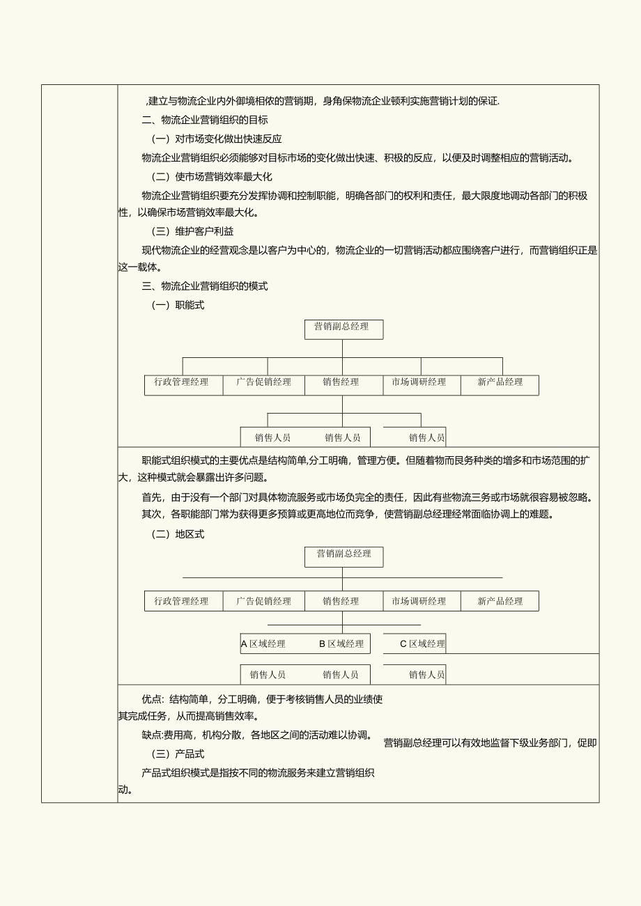 《物流营销实务》教案第24课物流企业营销管理（二）.docx_第2页