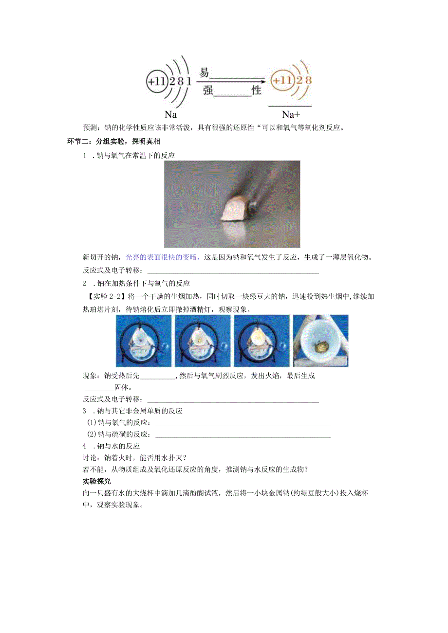 《活泼的金属单质—钠》精品教案.docx_第2页