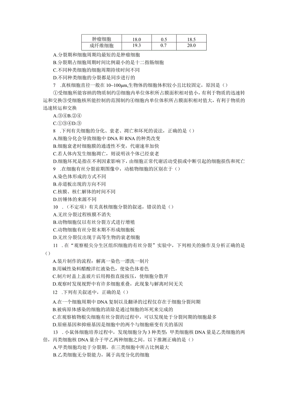 专练35细胞的生命历程综合练.docx_第2页