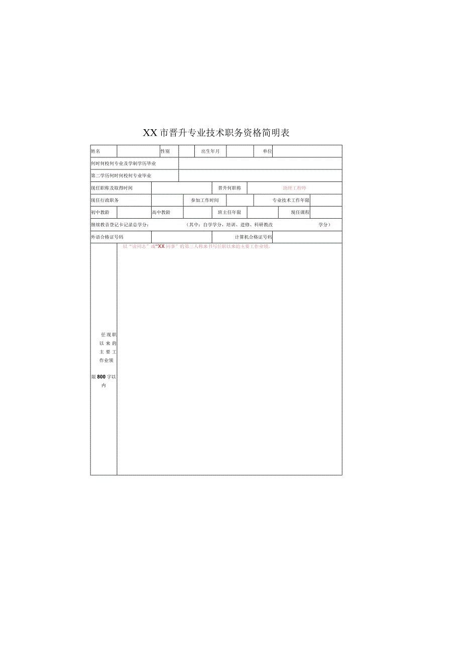 晋升专业技术职务资格简明表.docx_第2页