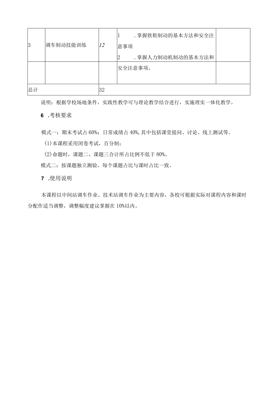 《铁路调车工作》课程大纲.docx_第3页