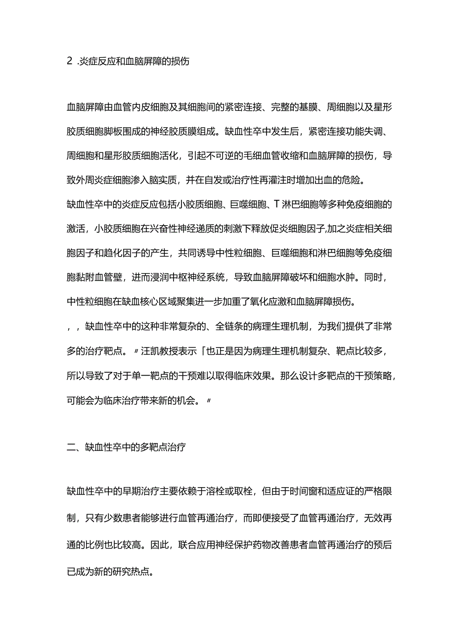 2024缺血性卒中的病理生理机制及治疗.docx_第2页