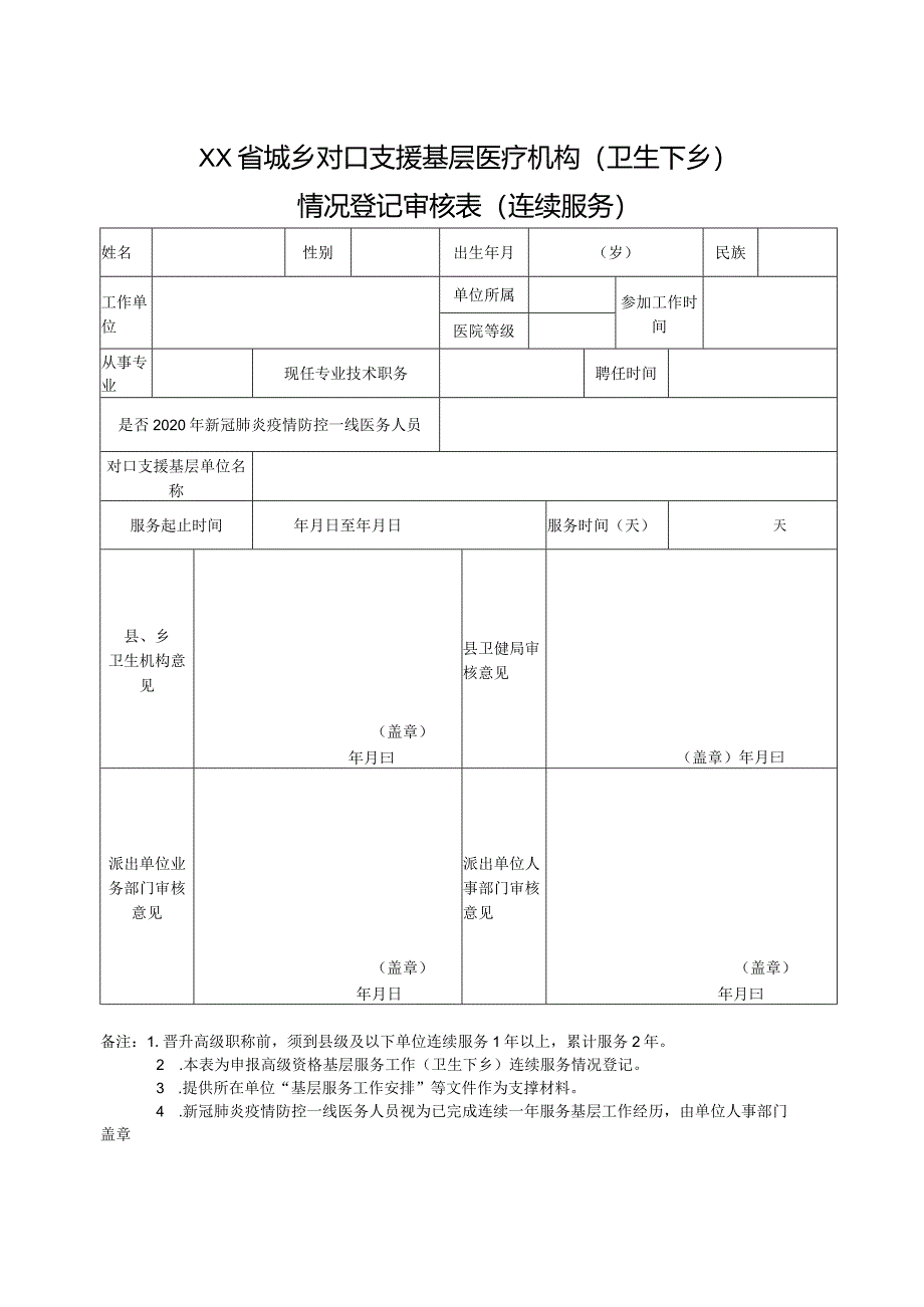 医疗机构下乡登记审核表.docx_第1页