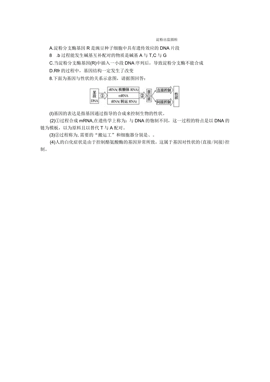 专练45基因对性状的控制.docx_第2页