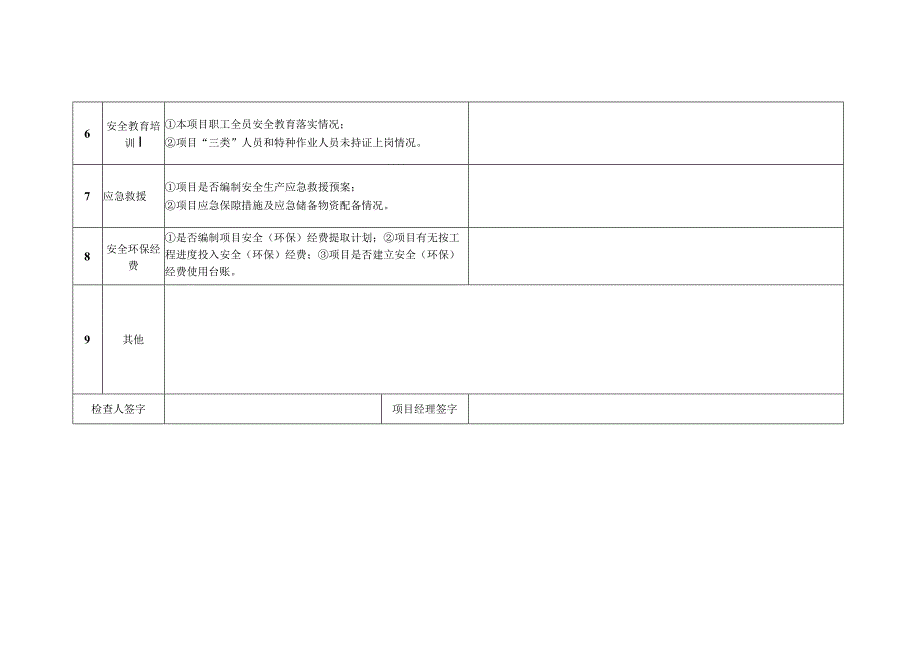 项目分管领导安全带班检查记录表.docx_第2页