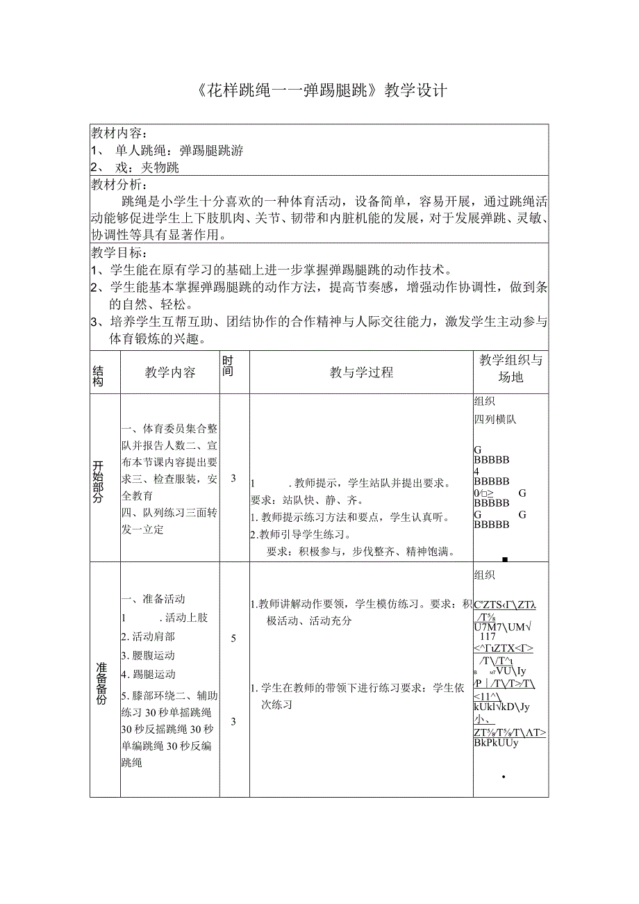 《花样跳绳——弹踢腿跳》教学设计.docx_第1页