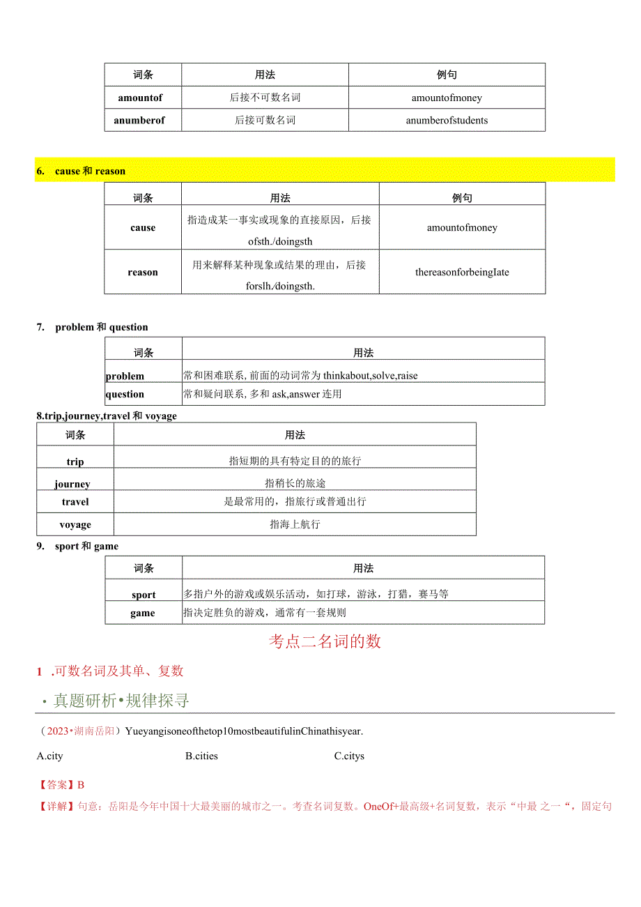 专题01名词&冠词&代词&介词（讲练）（原卷版）.docx_第3页