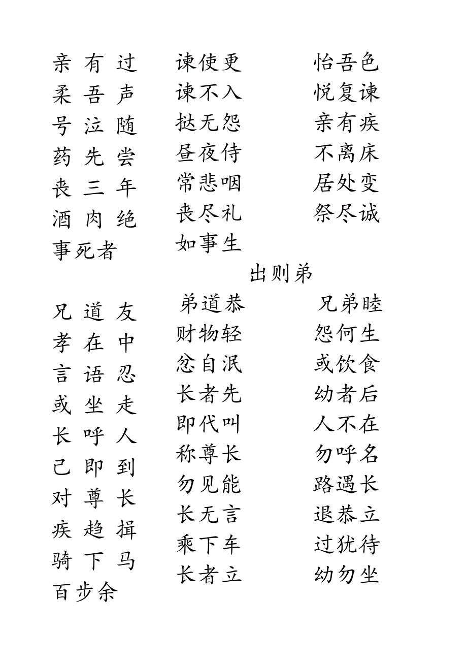 弟子规楷书练字帖模板.docx_第2页