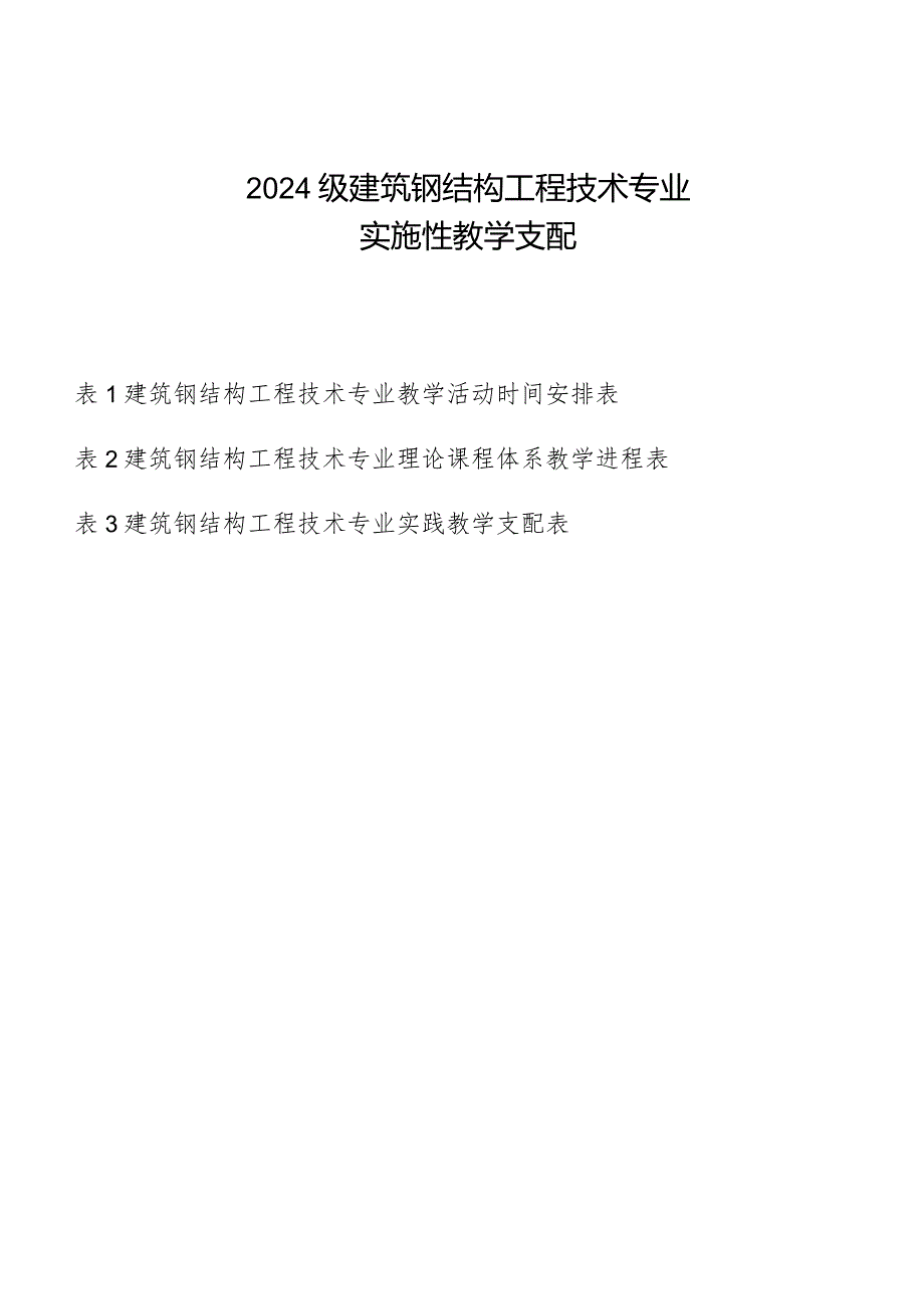 2024级建筑钢结构工程技术专业.docx_第1页