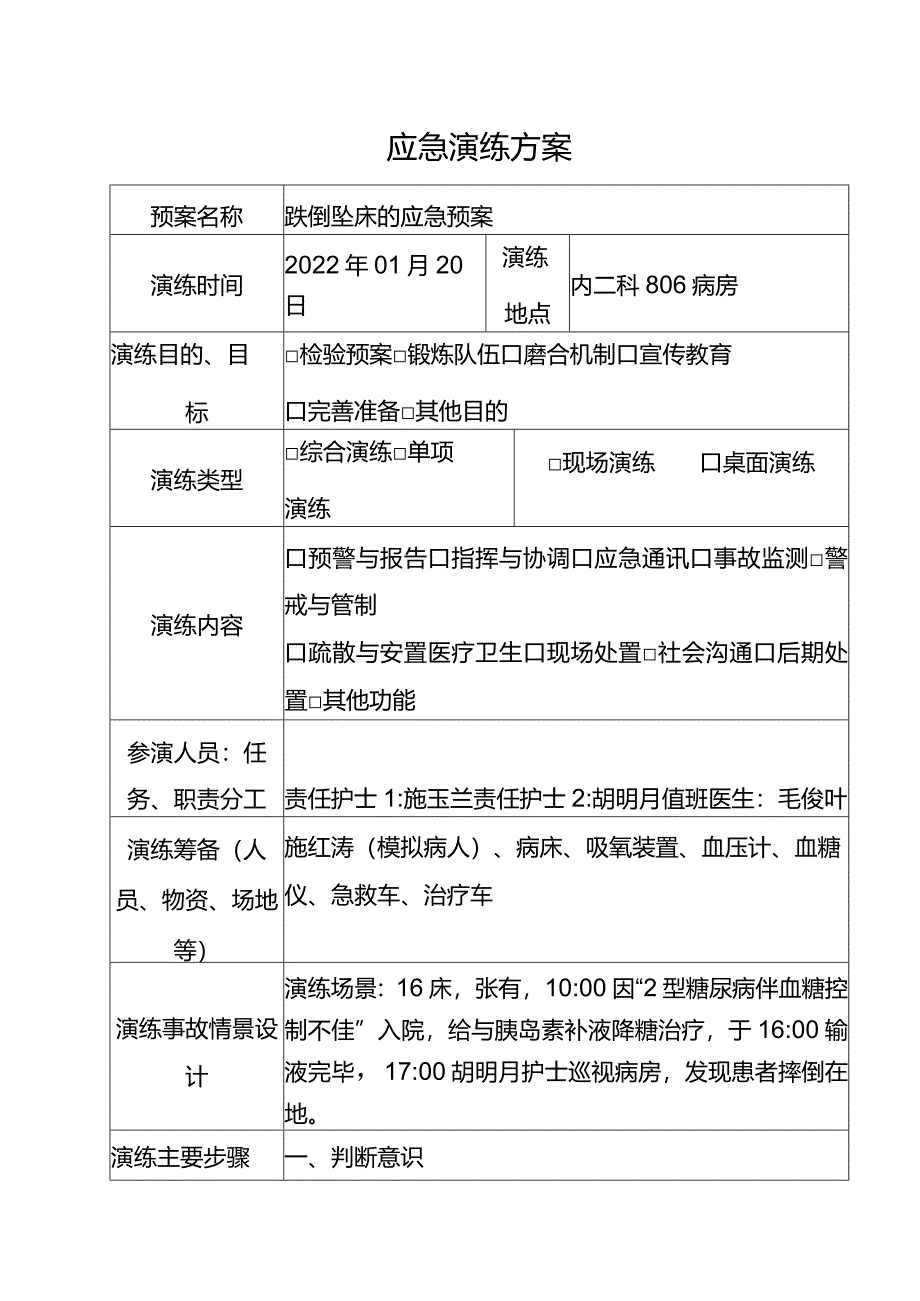 跌倒坠床应急预案脚本.docx_第2页