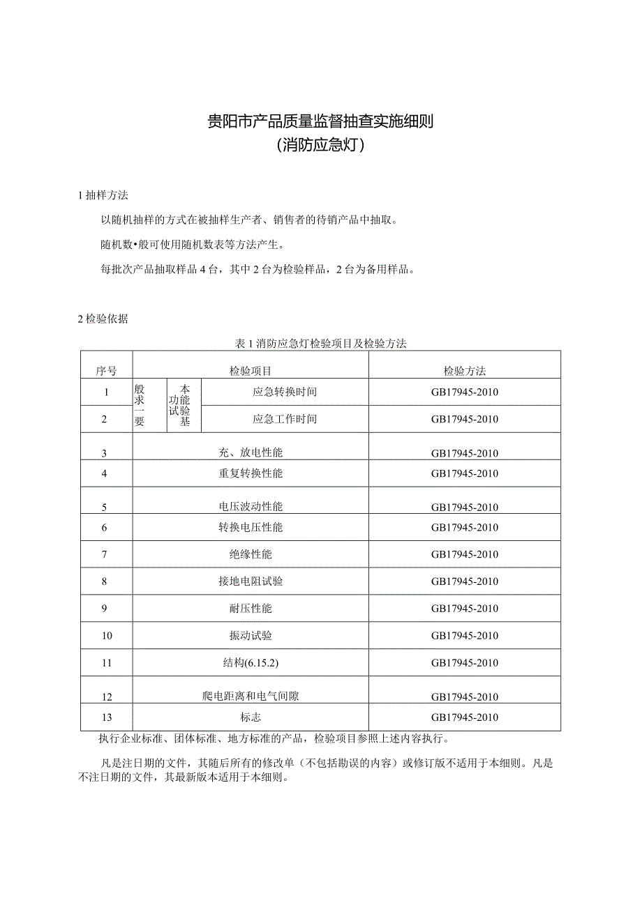 80.贵阳市产品质量监督抽查实施细则（消防应急灯）.docx_第1页