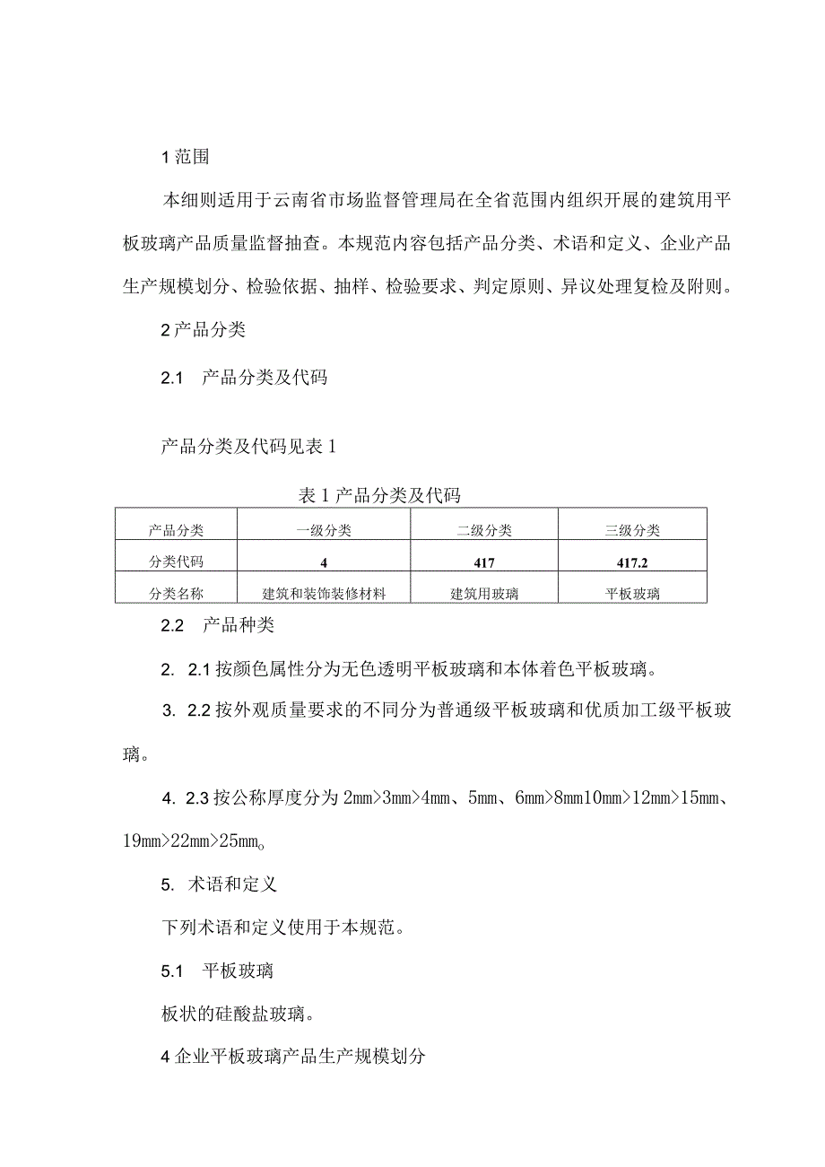 12.2024年云南省建筑用平板玻璃产品质量监督抽查实施细则.docx_第1页