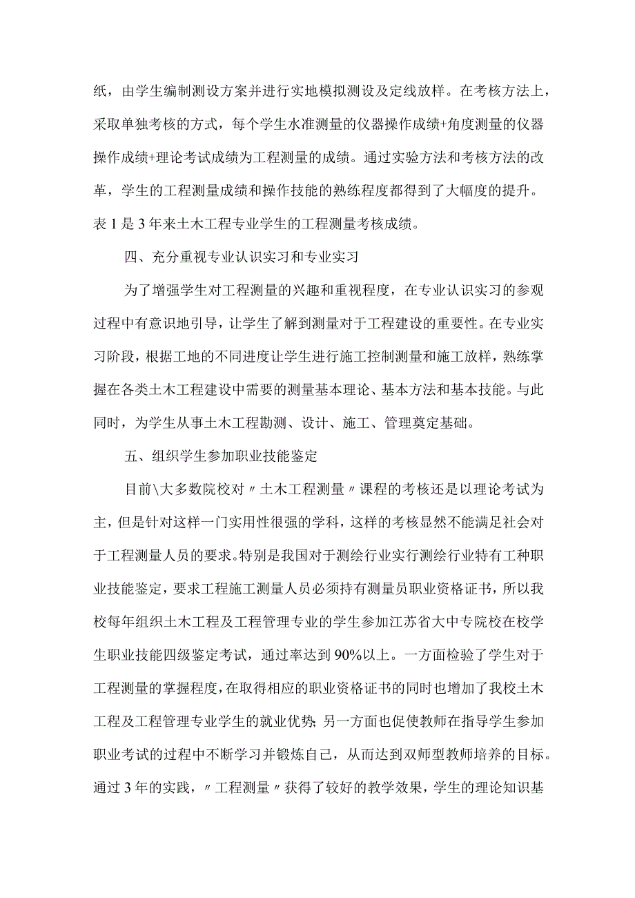 测量教学改革土木工程论文.docx_第2页