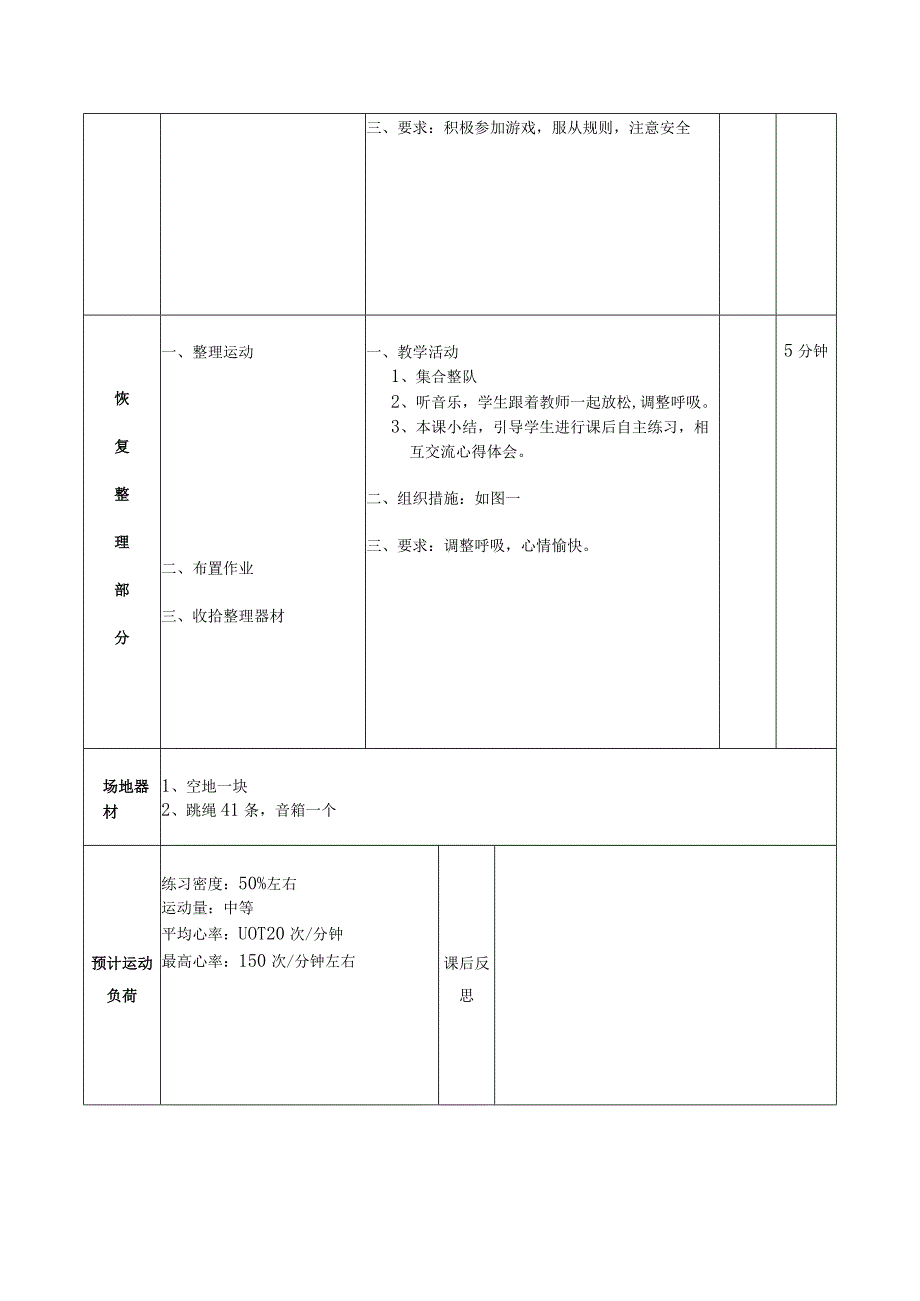 跳绳教学(教案)体育三年级教学设计.docx_第3页